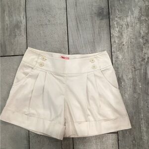 Max Rave Cream High Waist Shorts size 6 #37